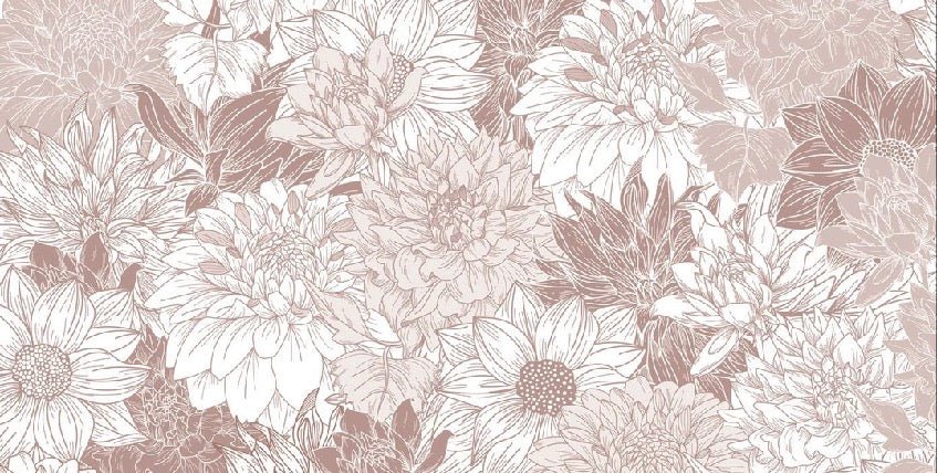 Tapete Blume Dahlie