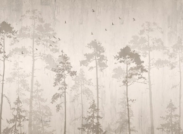 Papier peint Forêt automnale, XXL, tendance