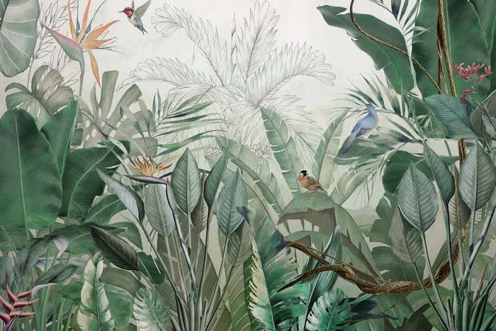 Dschungel-Panorama-Tapete Quintessenz Amazonia