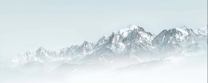 Tapete Mont Blanc im Nebel