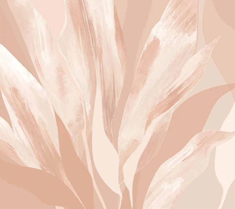Tapete Blumenstoff nude