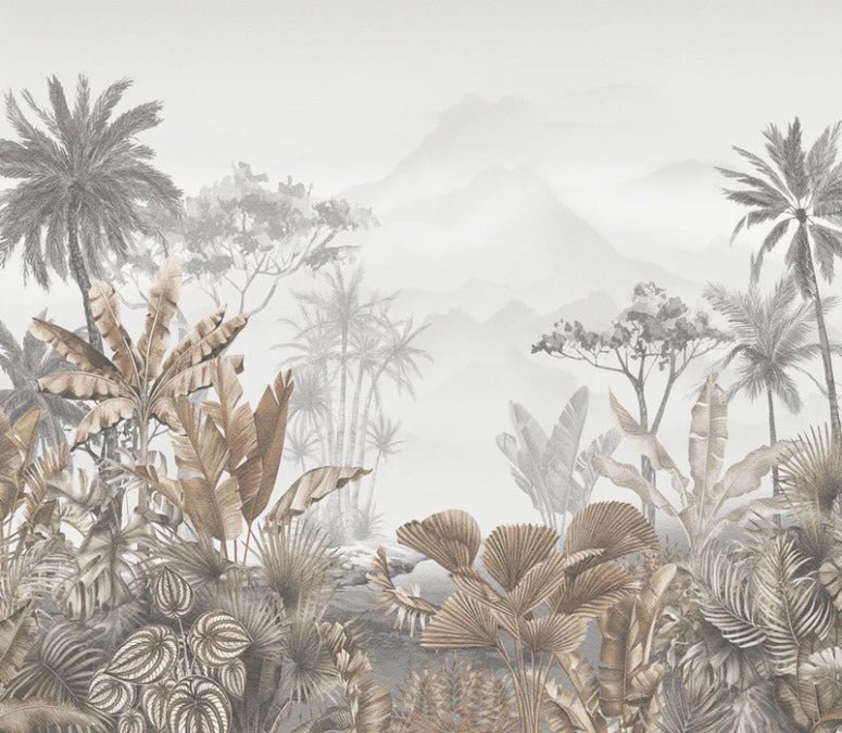Tapete Trend Tropical Sepia