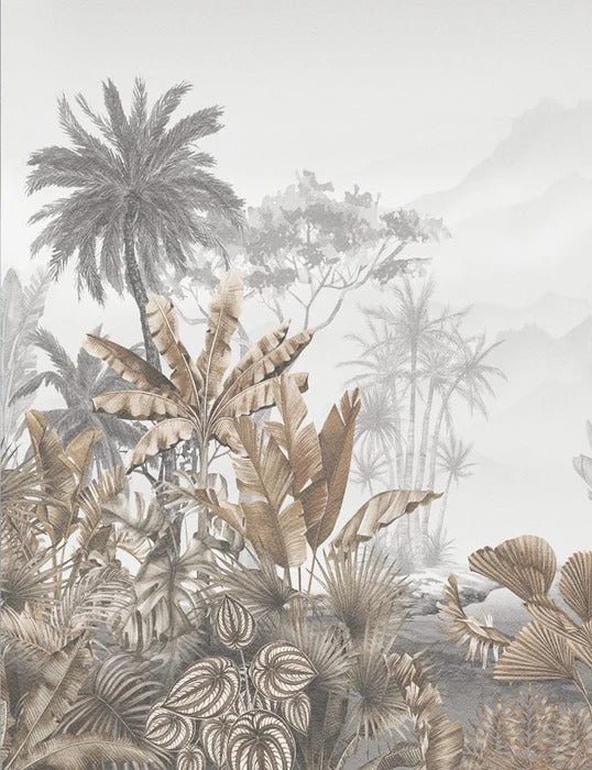 Tapete Trend Tropical Sepia