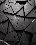 3D-Tapete Black Perspective