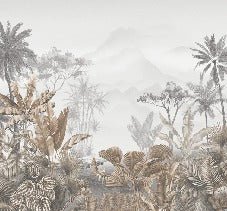 Tapete Trend Tropical Sepia