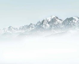 Tapete Mont Blanc im Nebel