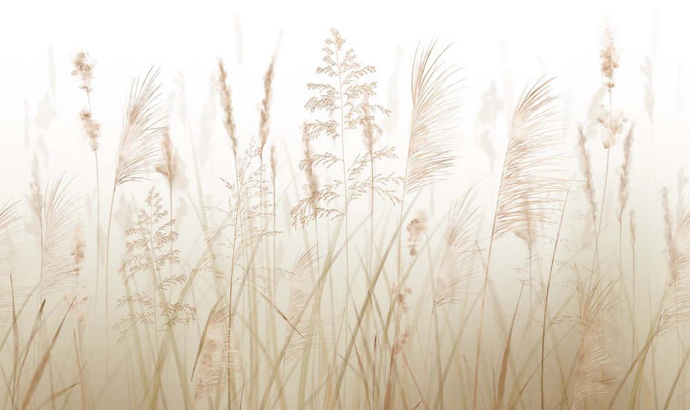 Papier peint fleur des champs de blé, XXL, tendance