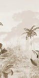 Panorama-Tapete Dschungel Eden Sepia