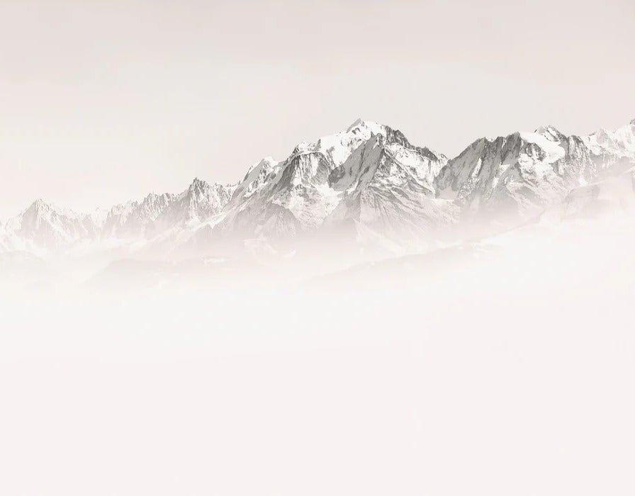 Tapete Nebliger Morgen Mont Blanc