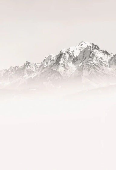 Tapete Nebliger Morgen Mont Blanc