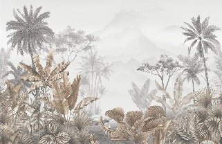 Tapete Trend Tropical Sepia