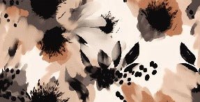Hypnotische Blumentapete