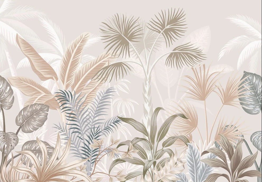 Papier peint panoramique jungle terracotta, XXL, tendance