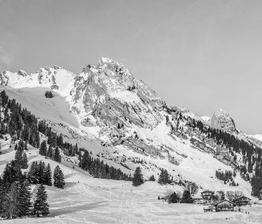 Panorama-Tapete Chalet Alm