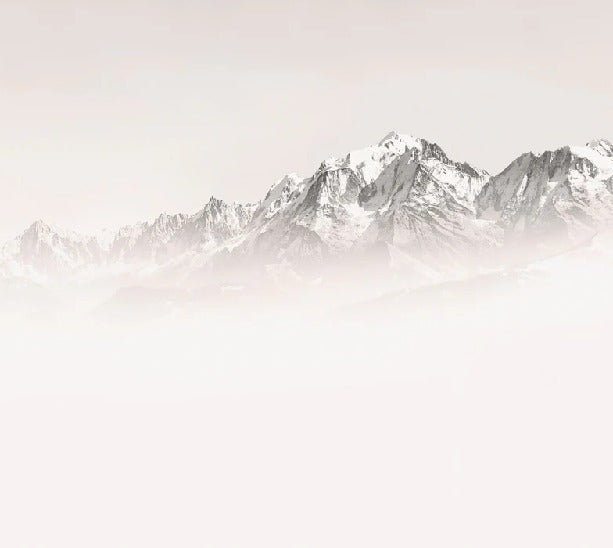 Tapete Nebliger Morgen Mont Blanc