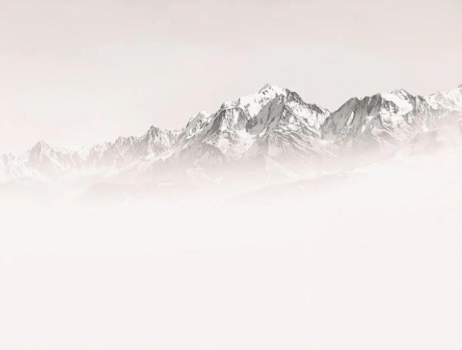 Tapete Nebliger Morgen Mont Blanc