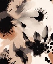 Papier peint fleur hypnotique, XXL, tendance