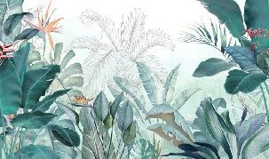 Papier peint panoramique tropical quintessence, XXL, tendance