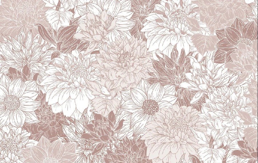 Tapete Blume Dahlie
