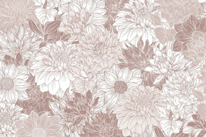 Tapete Blume Dahlie