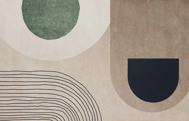 Papier peint arche esquisse géométrique, XXL, tendance