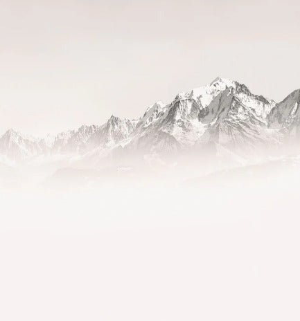 Tapete Nebliger Morgen Mont Blanc
