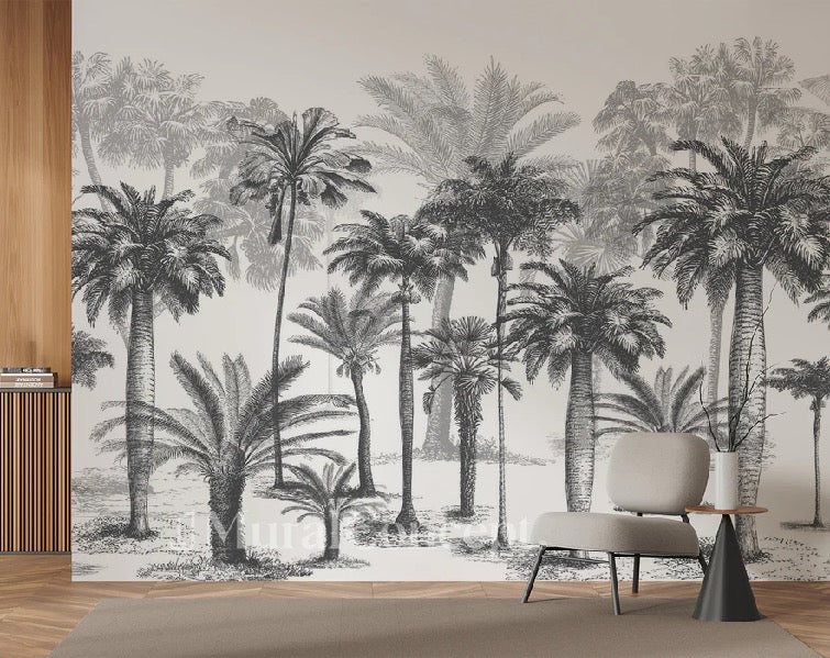 Tapete Jungle Black & White