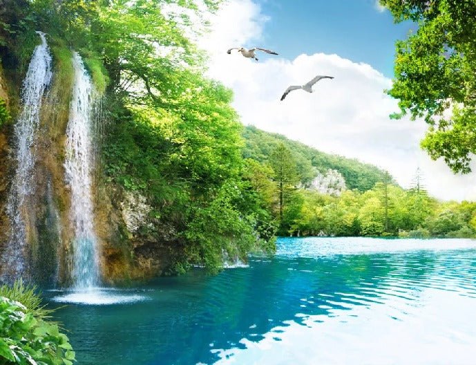 Tapete Wasserfall Entspannung