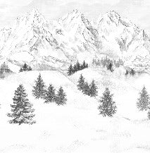 Tapete Berggipfel von Chamonix