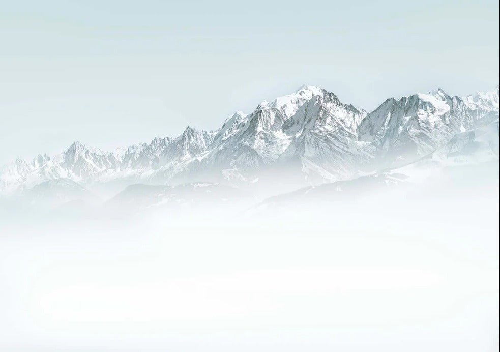 Tapete Mont Blanc im blauen Dunst