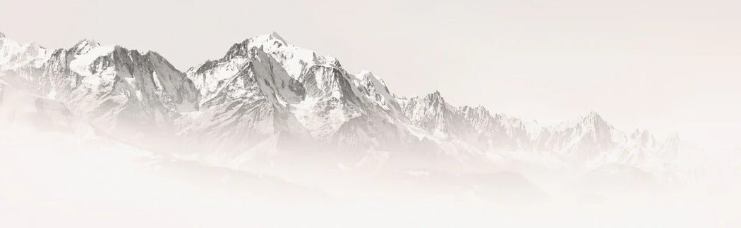 Papier peint matin brumeux Mont Blanc, XXL, tendance