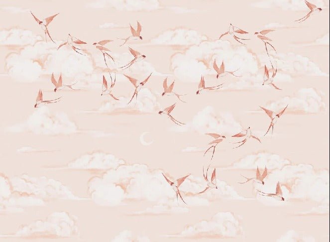 Papier peint chambre enfant poétique terracotta, XXL, tendance