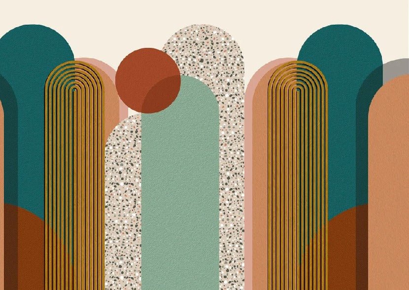 Tapete Art Pop Deco Grafik Trend