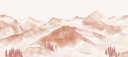 Tapete Bergkette Aravis