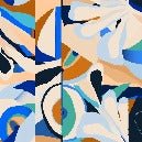 Papier peint abstrait vibrant, XXL, tendance