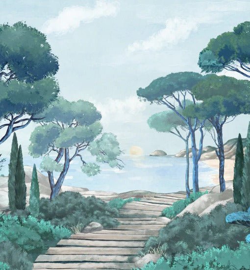 Tapete Spaziergang in den Calanques