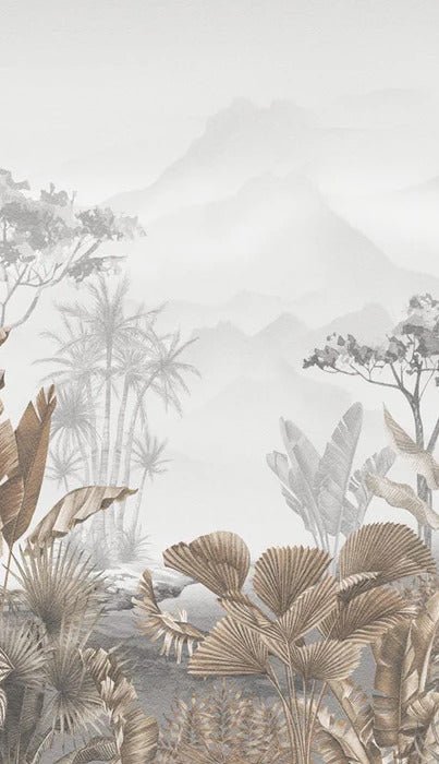Tapete Trend Tropical Sepia