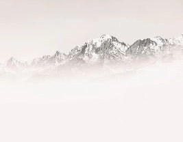 Tapete Nebliger Morgen Mont Blanc
