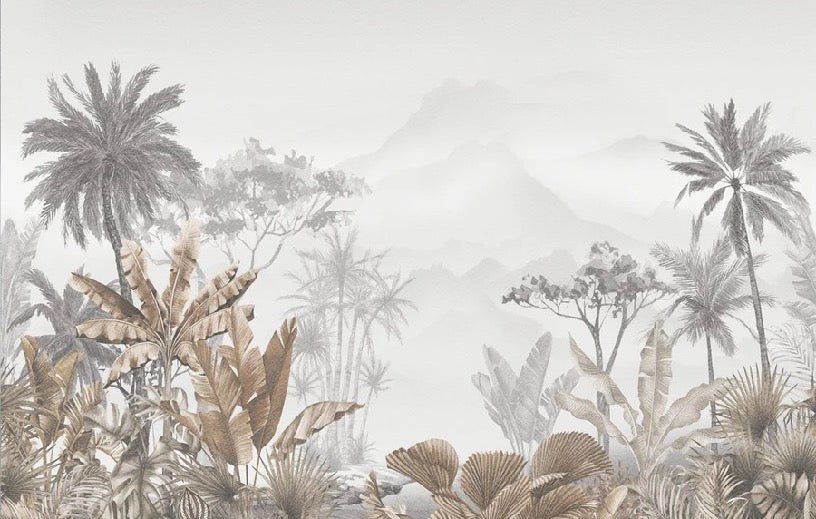 Tapete Trend Tropical Sepia