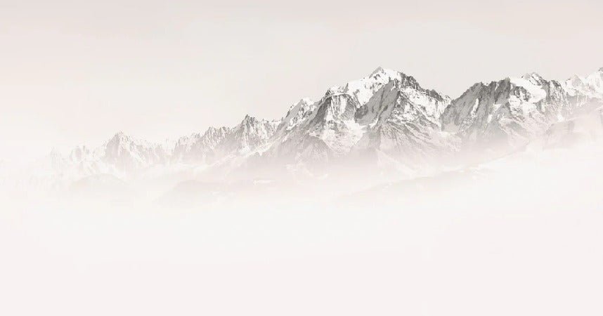 Tapete Nebliger Morgen Mont Blanc