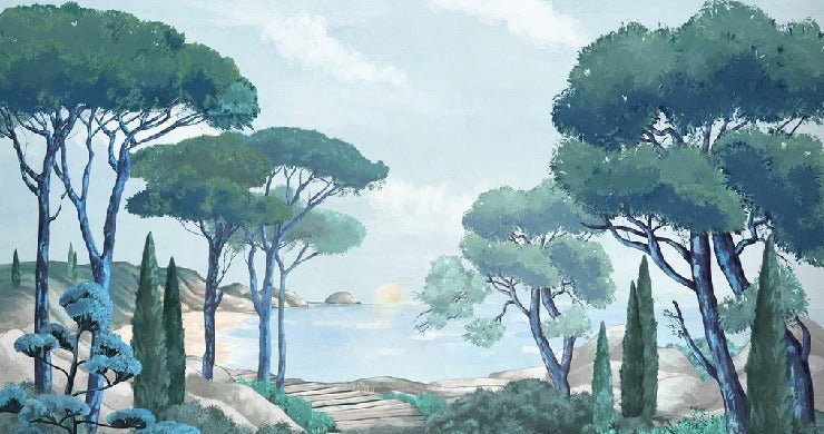 Tapete Spaziergang in den Calanques