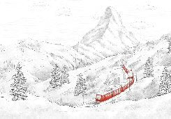 Panorama-Tapete Matterhorn