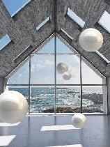 Papier peint salle de bain modern view, XXL, tendance