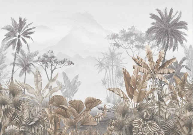 Tapete Trend Tropical Sepia