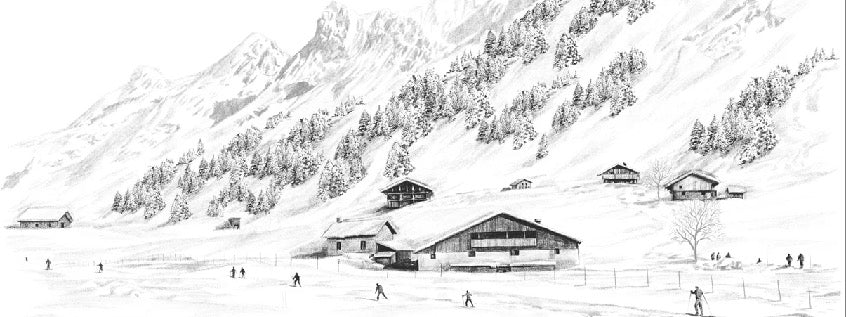 Tapete Clusaz ski fond montagne Confins