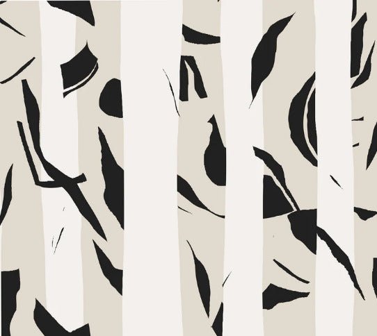 Papier peint rayure bichrome, XXL, tendance