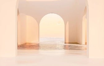 Panorama-Tapete Design sunset arch