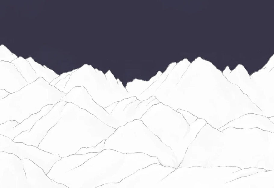 Panorama-Tapete Massif des Écrins