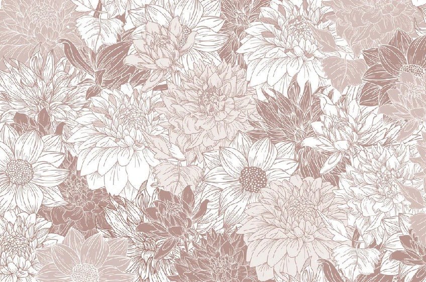 Tapete Blume Dahlie
