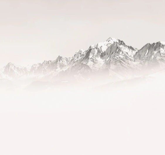 Tapete Nebliger Morgen Mont Blanc